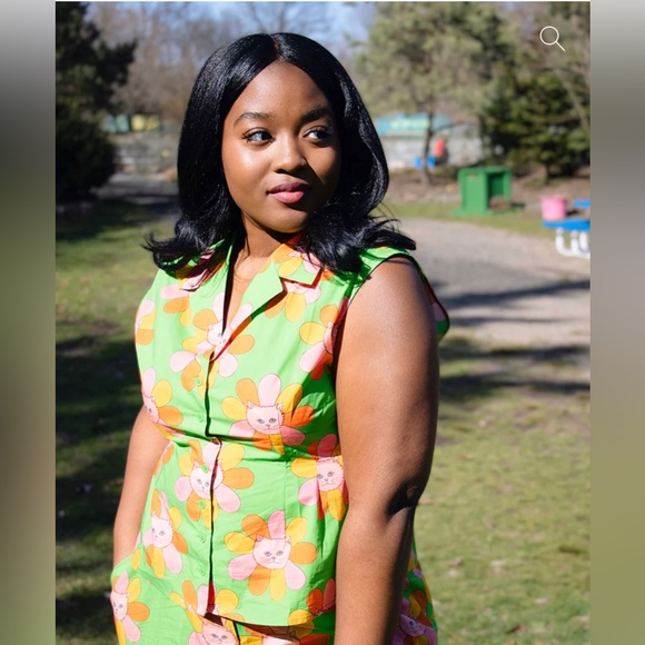 NWT ModCloth x Marisol Muro Showing Up Chic Sleeveless Top - Picture 4 of 6